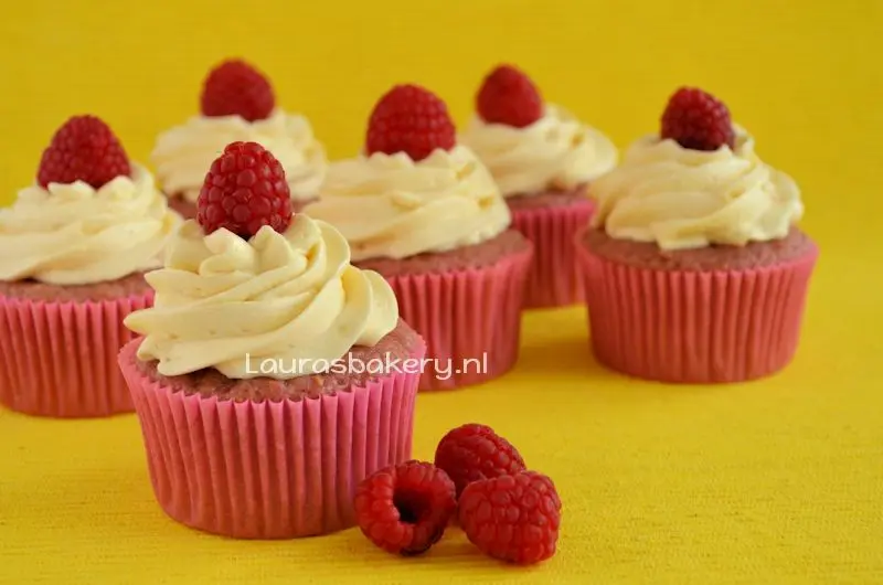 frambozen cupcakes 2a