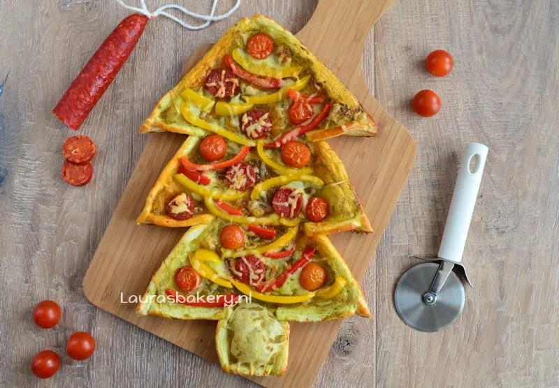 kerstboom plaatpizza 2a