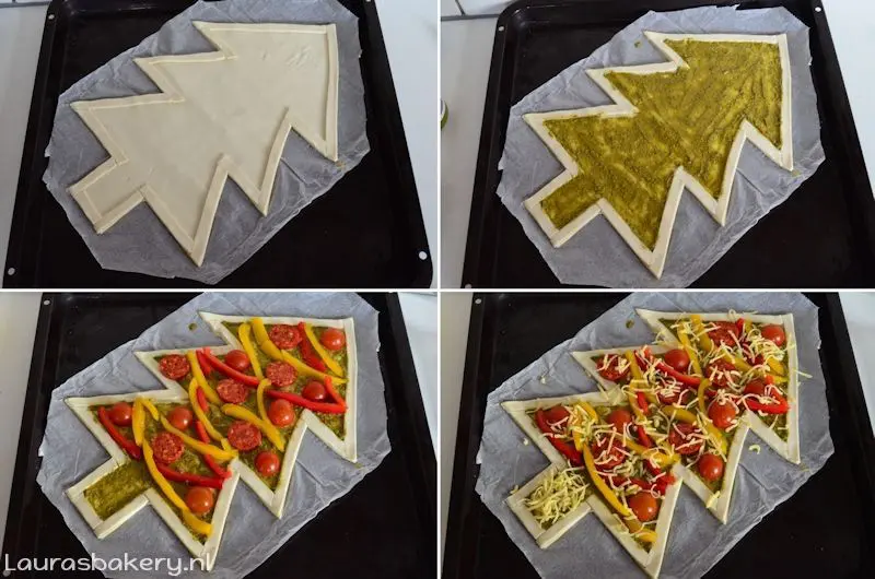 kerstboom plaatpizza 4a