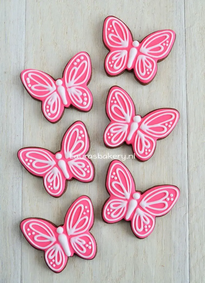 Verschillende diktes Royal icing