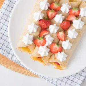 Lemon meringue pannenkoek