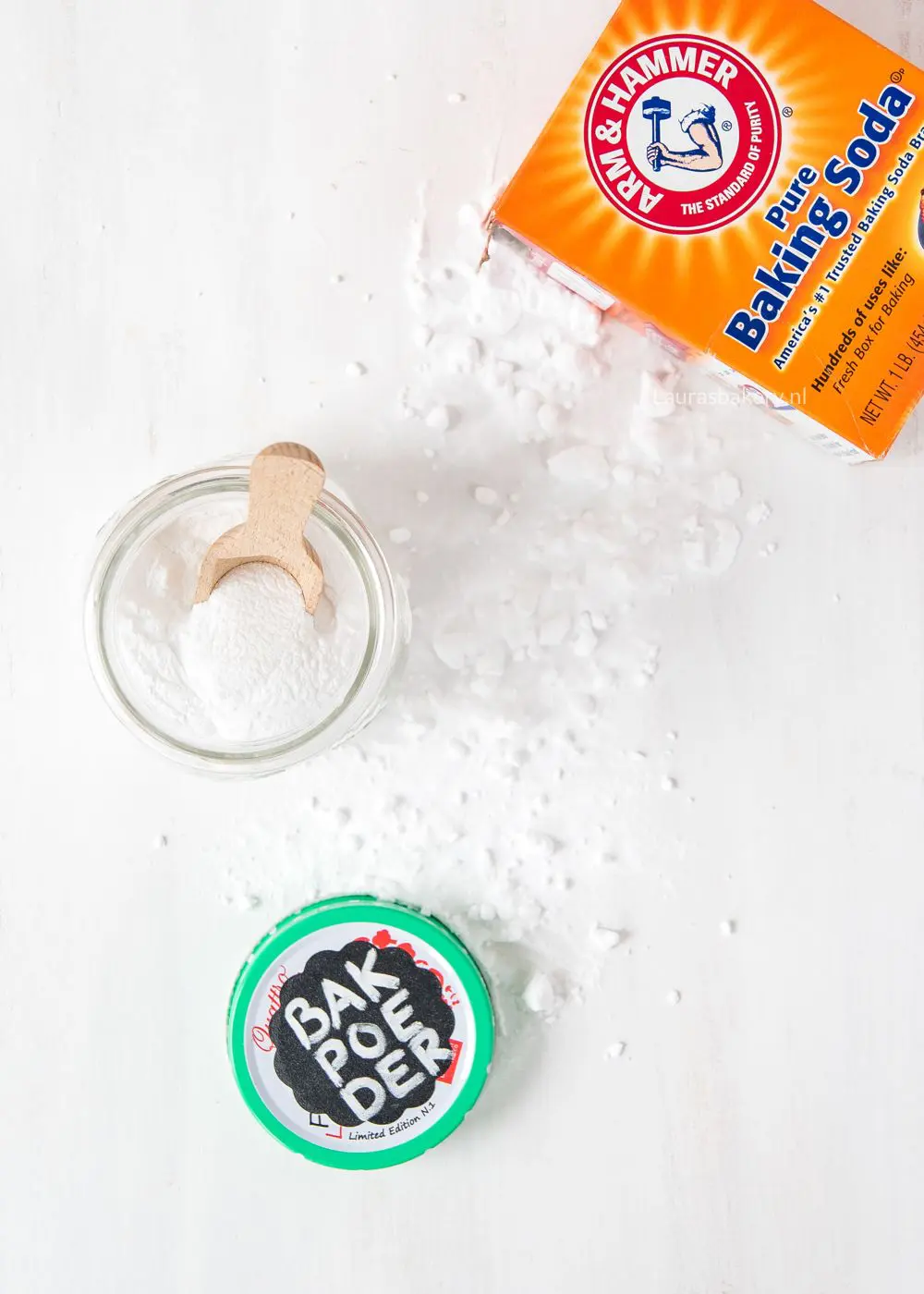 Wanneer gebruik je gist, bakpoeder en baking soda