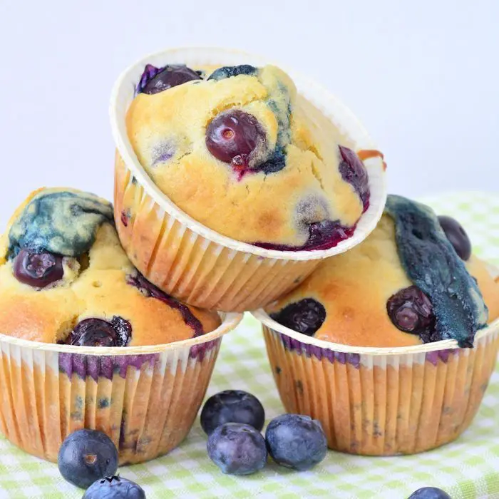 Blueberry lemon muffins