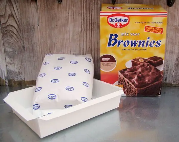 Brownies uit een pakje