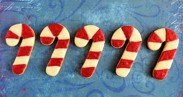 Advent 23: Candy Cane koekjes