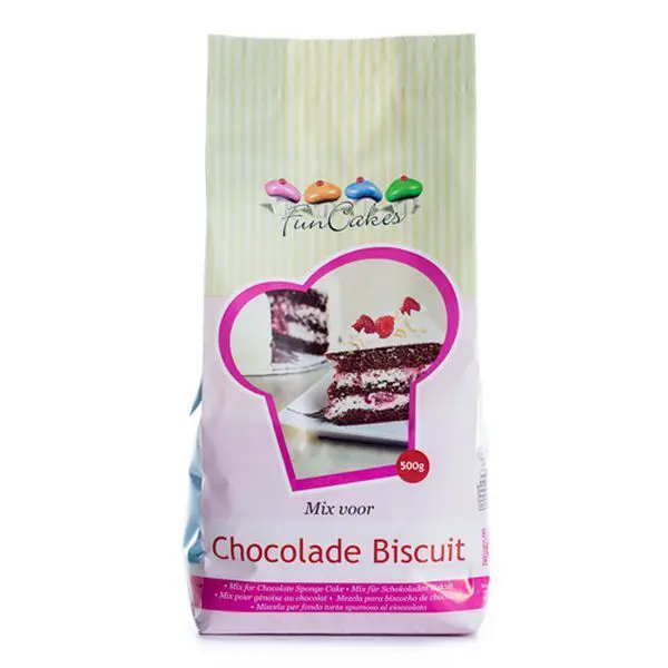 Zomerse chocolade aardbeientaart (+ review Funcakes chocoladebiscuit)