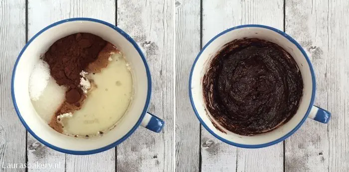 chocolade mug cake