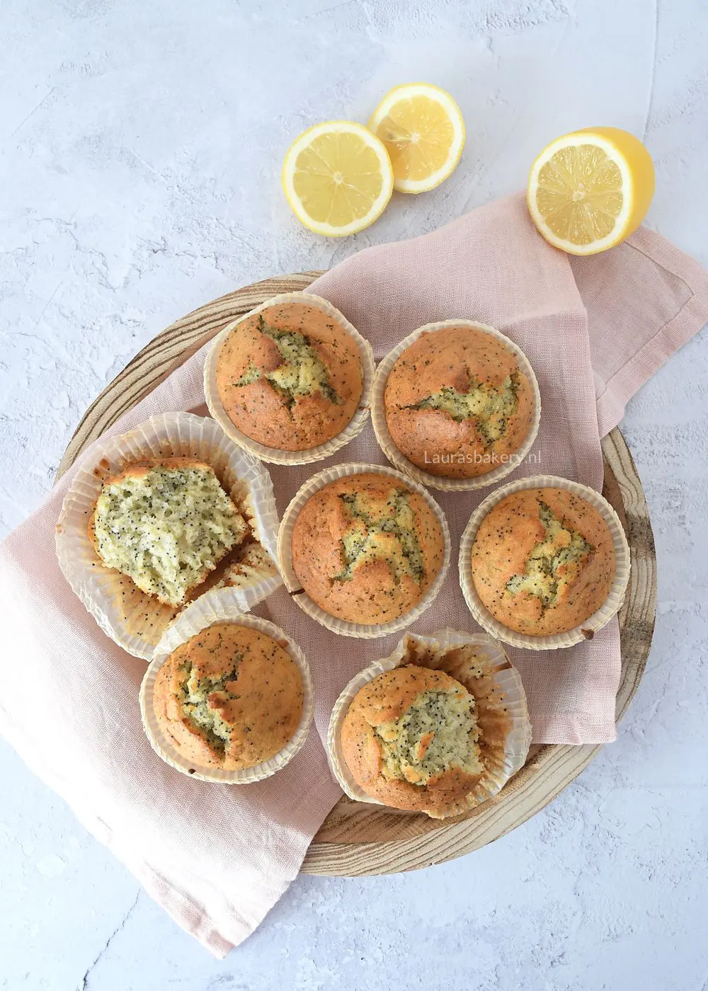 Citroen-maanzaad muffins
