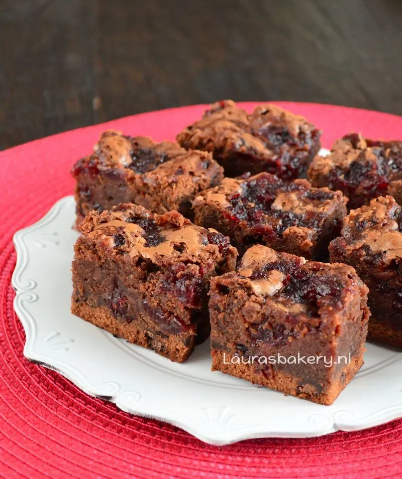 Cranberry brownies