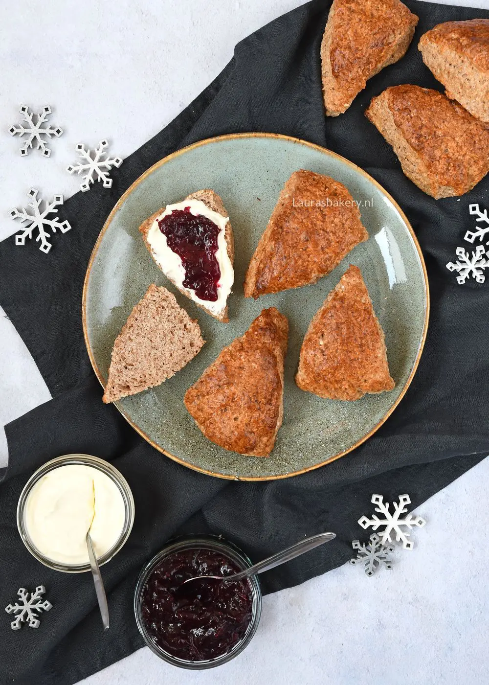 Gingerbread scones