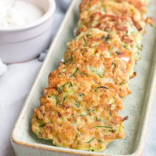 Hartige courgette pannenkoekjes