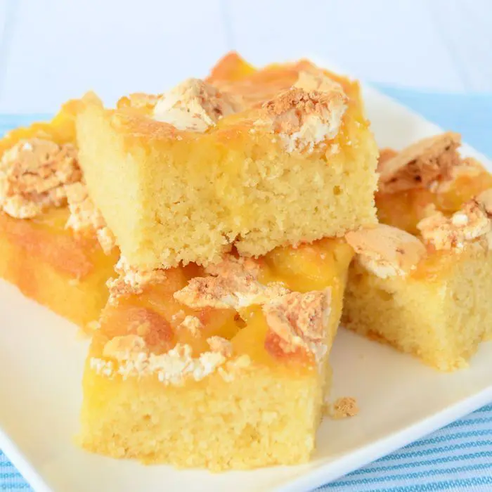 Lemon meringue plaatcake