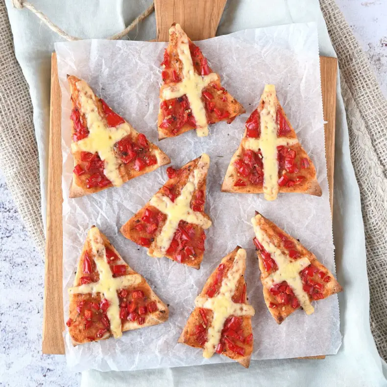 Mini mijter pizza's