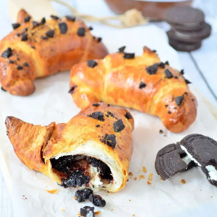 Nutella Oreo croissants