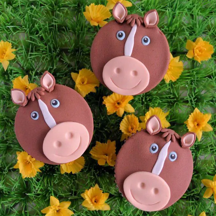 Op de boerderij: Paarden cupcakes