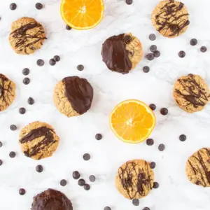 Havermoutkoekjes met sinaasappel en chocolate chips