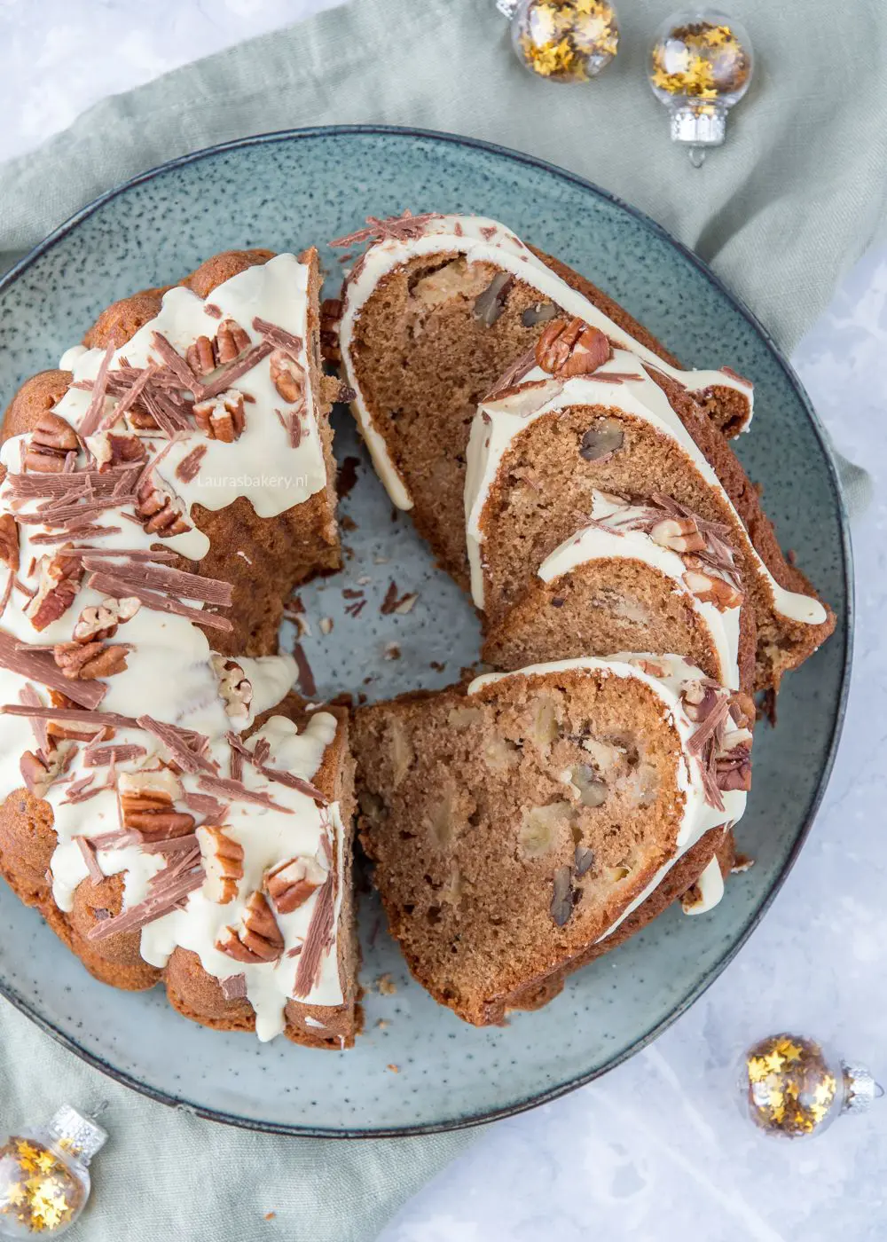 Appel-pecan gingerbread tulband