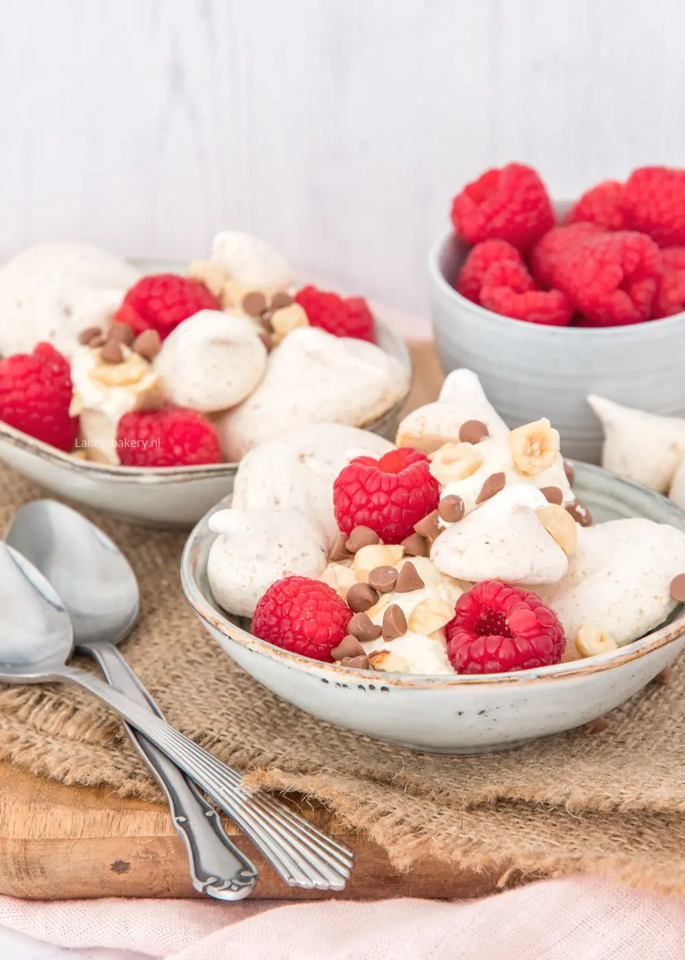 Hazelnoot-framboos eton mess