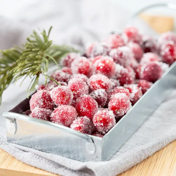 Zelf maken: gesuikerde cranberry's