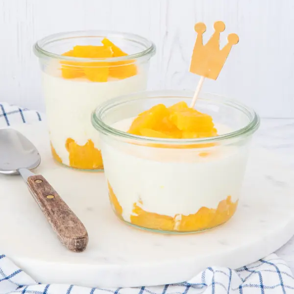 Sinaasappel panna cotta