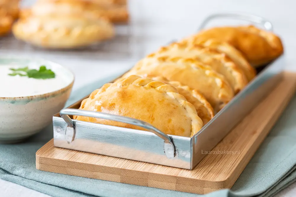 Pulled chicken empanadas