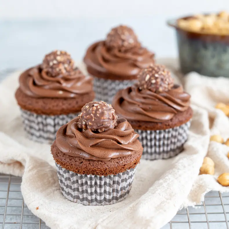 Ferrero Rocher cupcakes