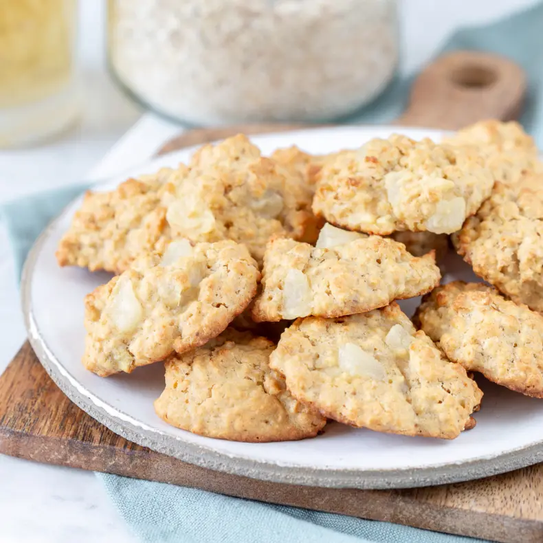 Peer-havermoutkoekjes