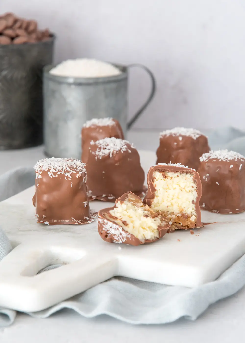 Kokos cheesecake bonbons