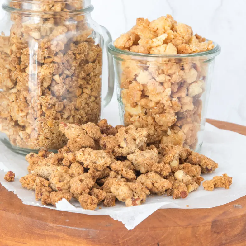 Amandel crumble (kruimeldeeg)