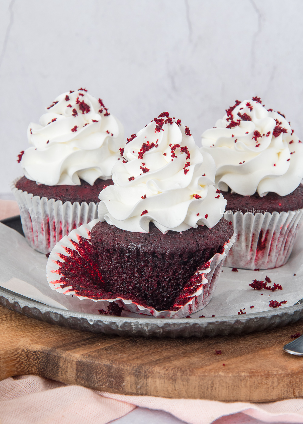 Red velvet cupcakes maken