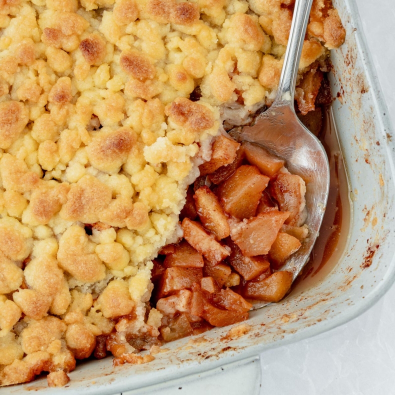 Appel crumble recept