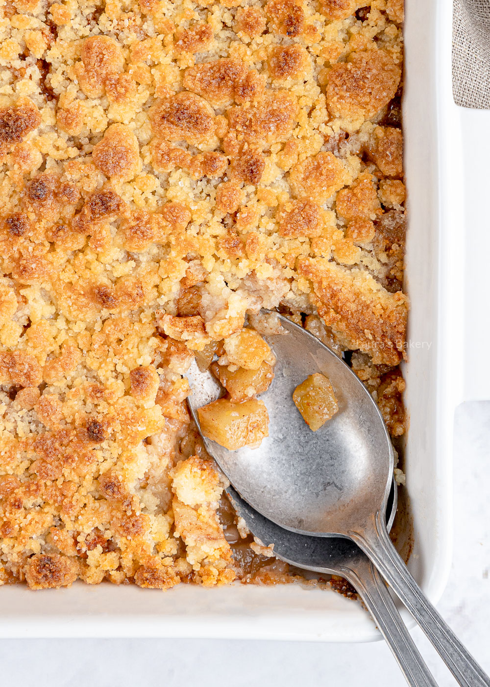 Apple crumble