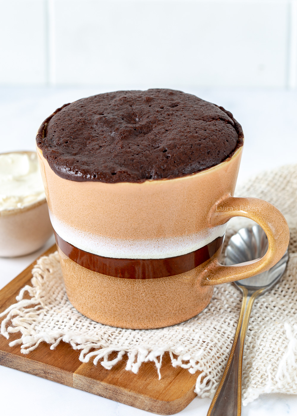 Mug cake maken