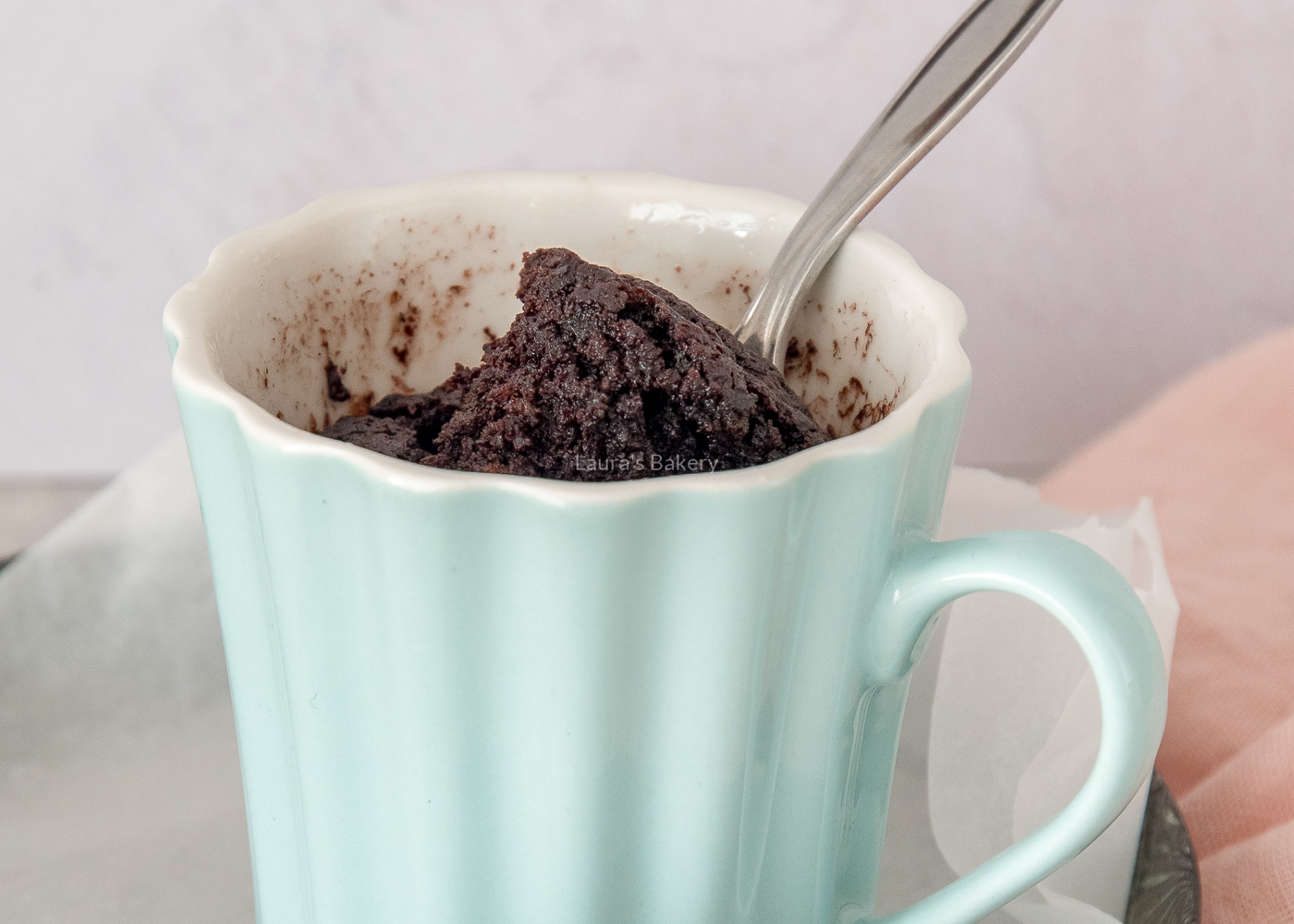 Chocolate mug cake recipe