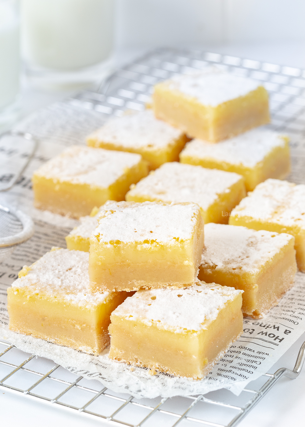 Lemon curd lemon bars