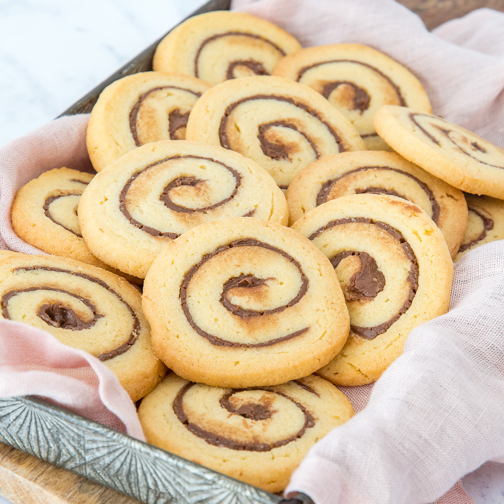 Nutella swirl koekjes recept