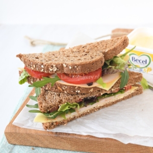 sandwich met gerookte kipfilet