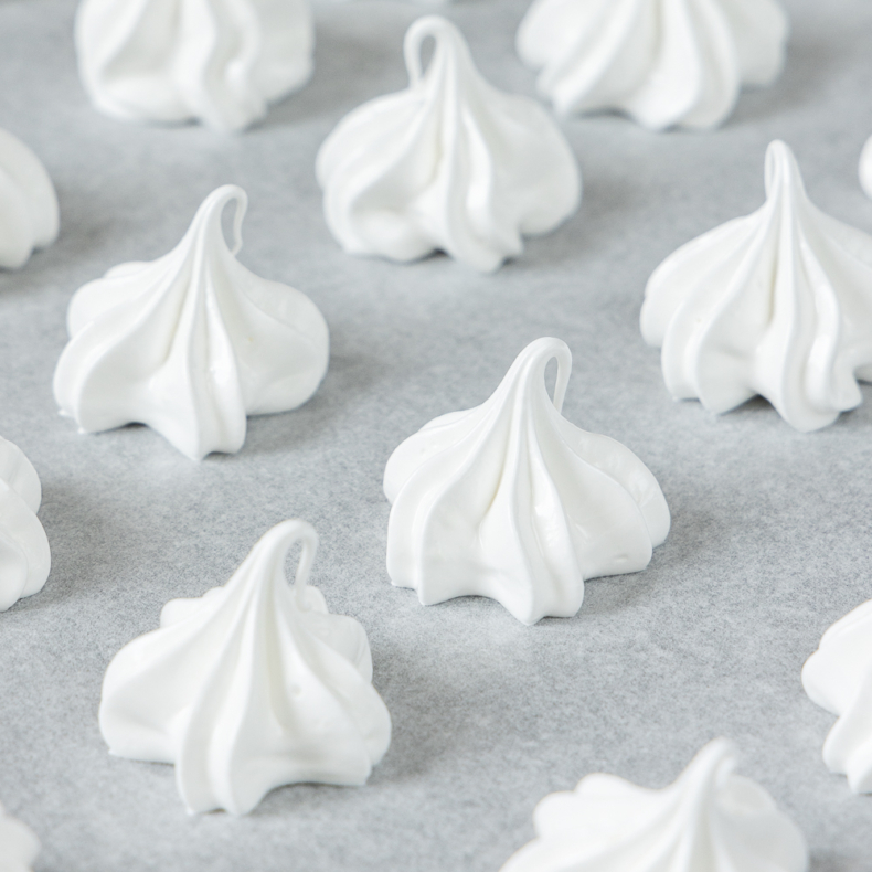 Verschillende soorten meringue