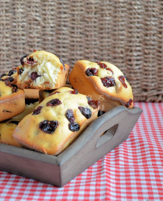 Cranberry muffins recept