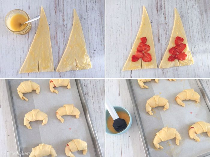 Aardbeien lemon curd croissants 2a