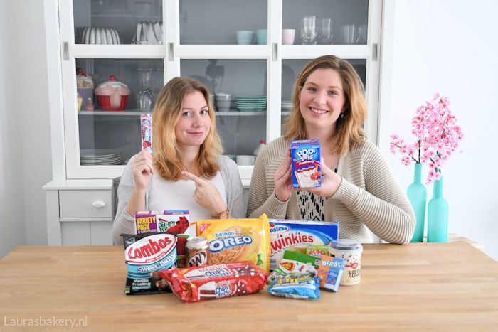 Amerikaans snoep proeven
