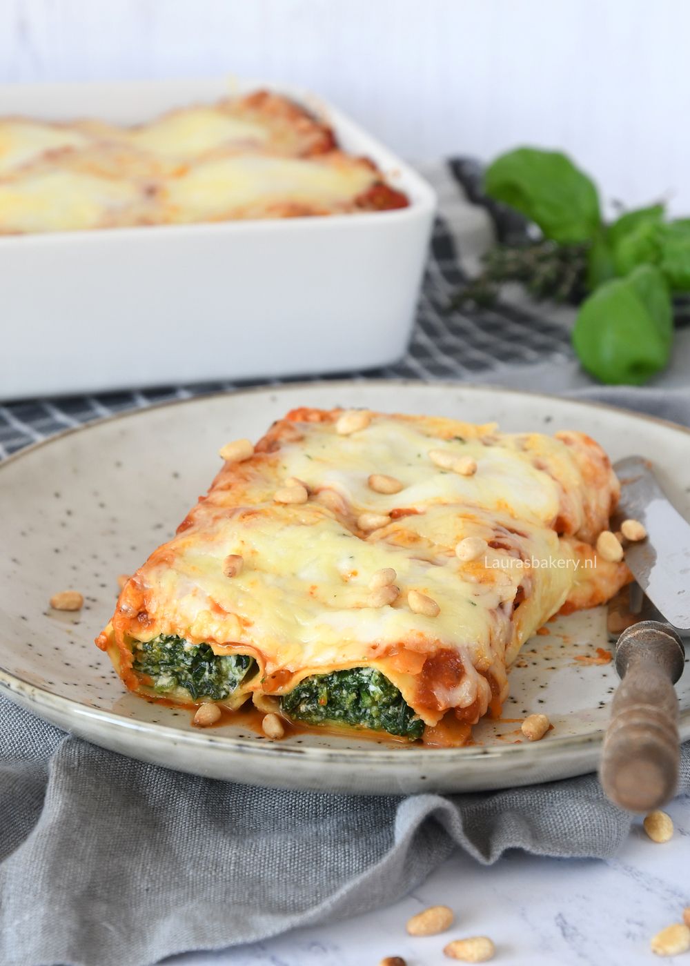 Cannelloni met spinazie en ricotta - Laura&amp;#39;s Bakery