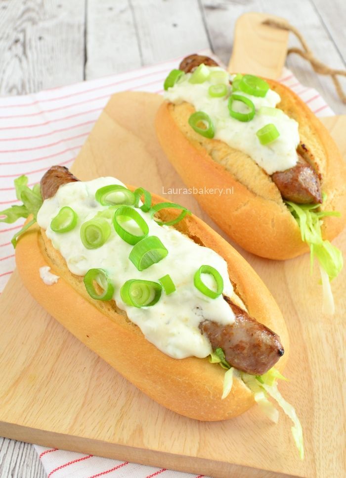 Griekse hotdogs 