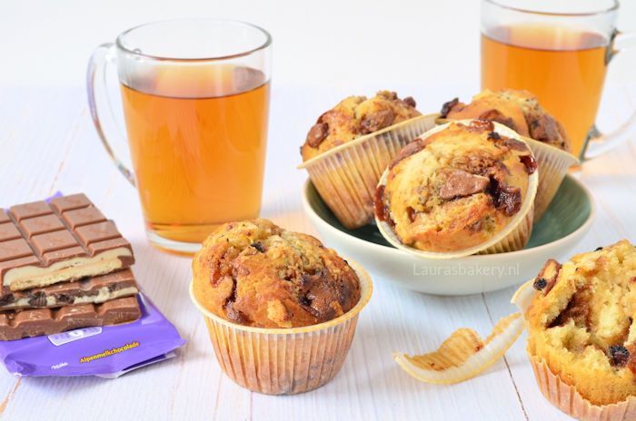 Milka chocolade muffins 4a