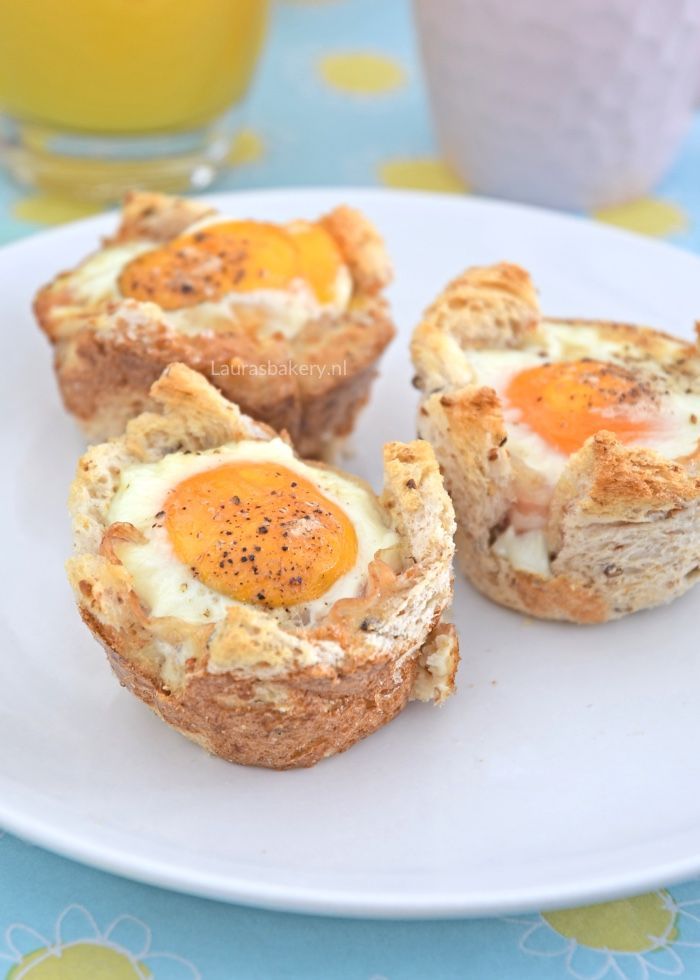recepten BROODMUFFINS MET EI EN SPEK + PAASONTBIJT TIPS
