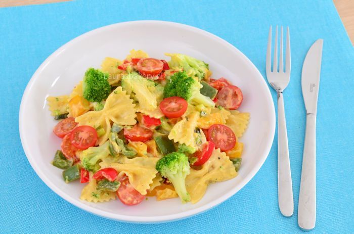 Pasta met broccoli en kaassaus 2a