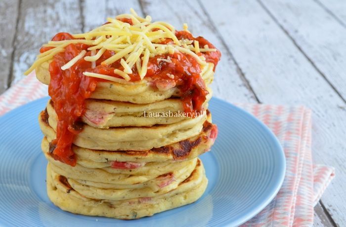 Pizza pancakes 