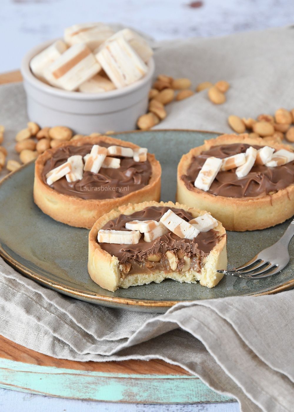 Verwonderlijk Snickers tartelettes - Laura's Bakery KA-26