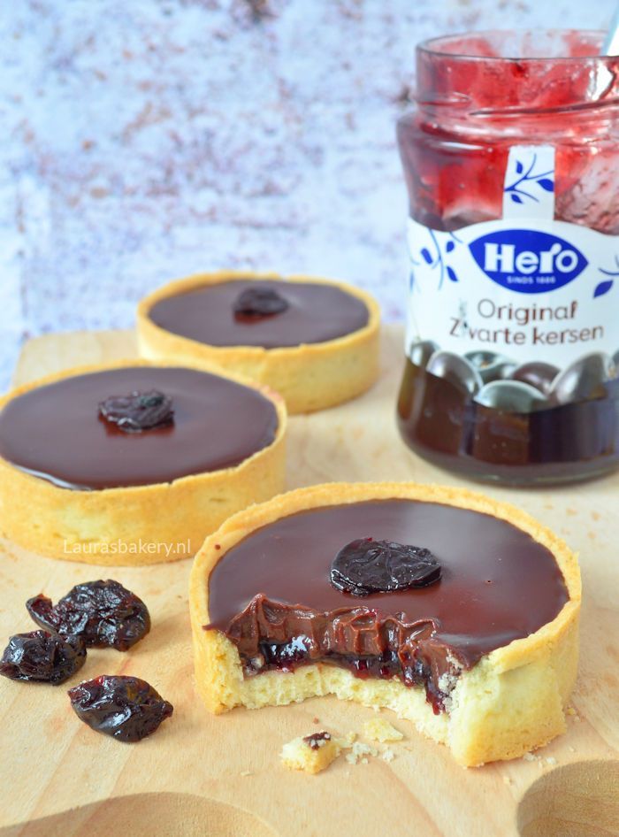 Zwarte kersen chocolade tartelette 1a