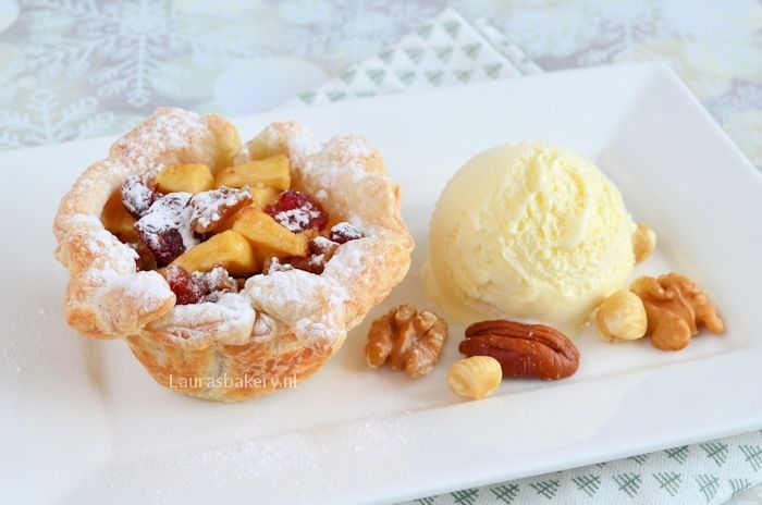 appelgebakjes met cranberries en noten 2a